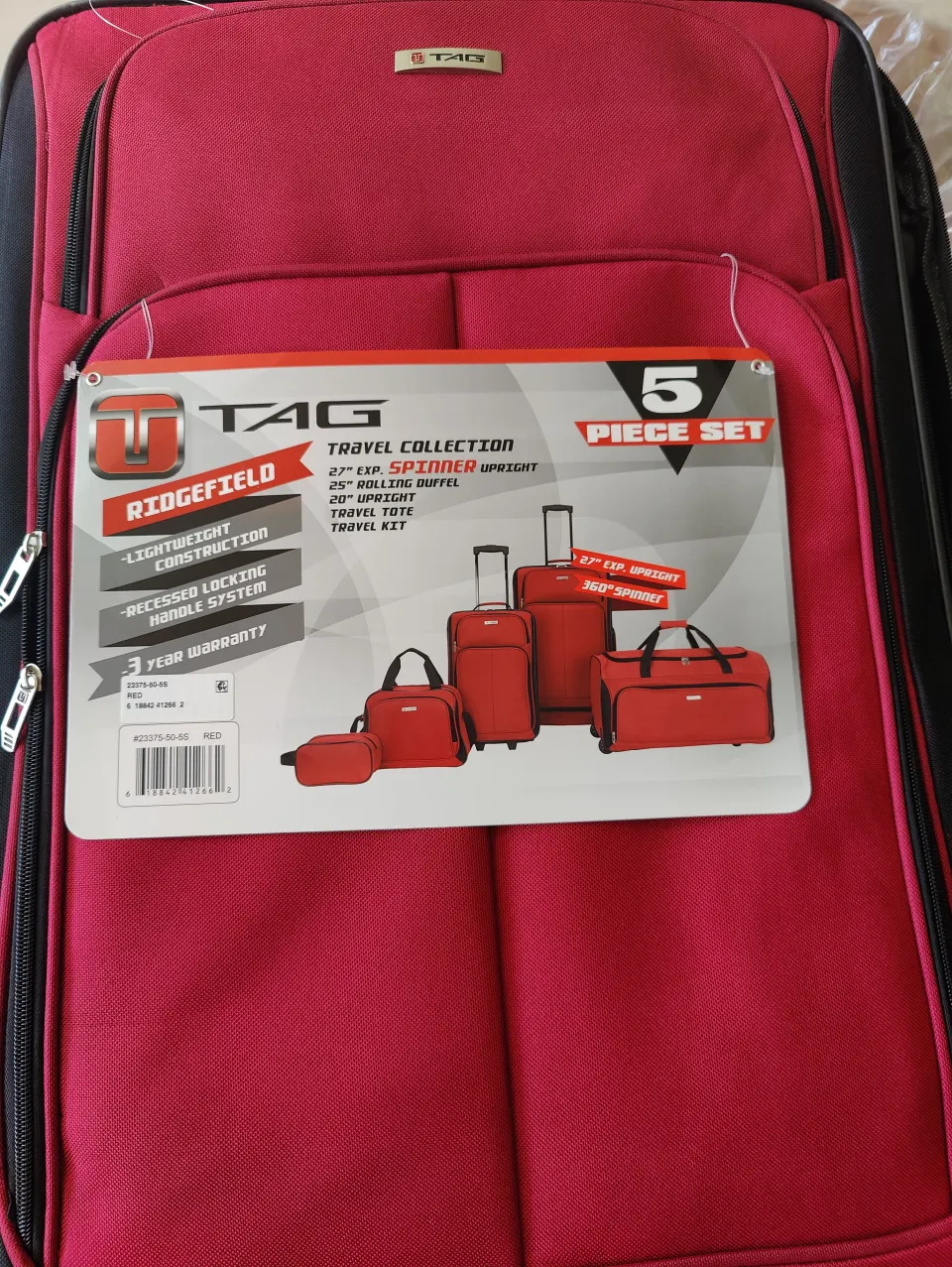 Tag Rigfield 5 piece travel set