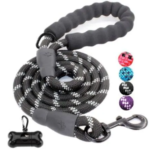 5 x 5ft Strong Dog Leads with Comfortable Padded Handle L1c sku-3966