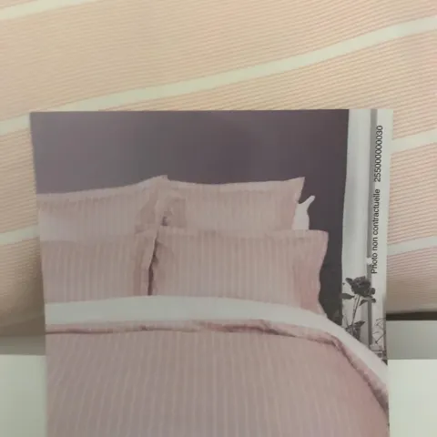 Tommy Hilfiger Pink Vertical Stripes Duvet Kingsize