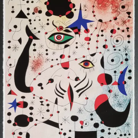 Joan Miro "Constellations: Ciphers and Constellations in Love with a Woman"
