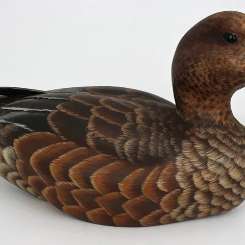 Fine Hand Carved & Painted Duck by Mike Wood