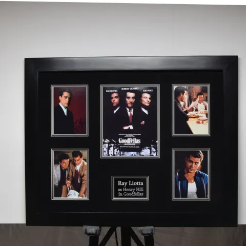 RAY LIOTTA framed original signature presentation