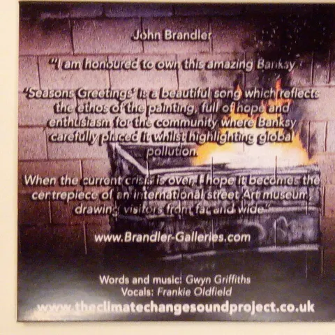 Seasons's Greetings By Banksy Limited Edition (750) CD