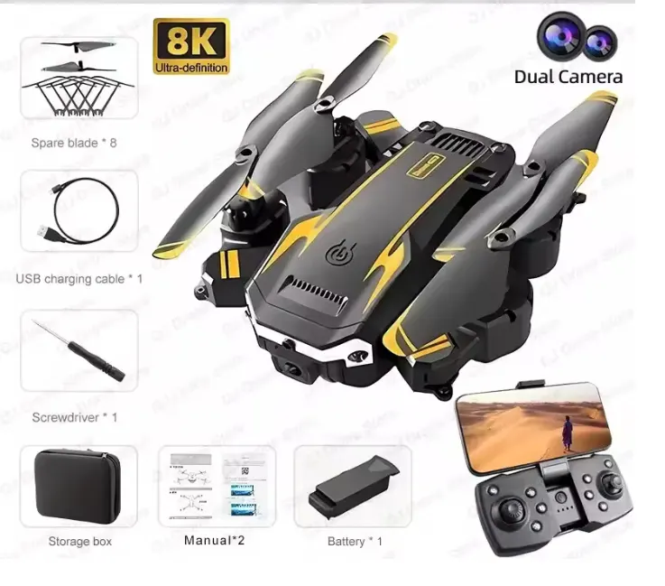 Professional Foldable Quadcopter Aerial Drone S6 HD Camera GPS RC Helicopter FPV WIFI Obstacle Avoid