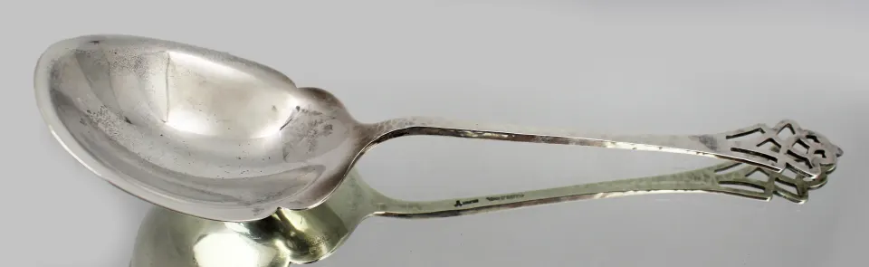 Arts & Crafts Sterling Silver Spoon – John O. Bellis, San Francisco c.1900–1920
