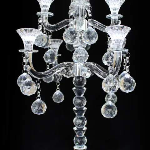 Stunning 9-Arm Crystal Candelabra
