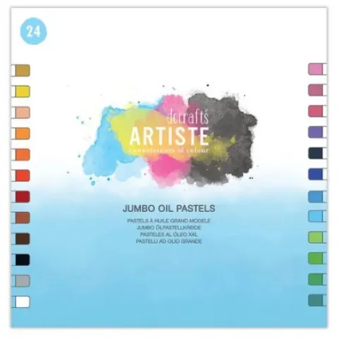 Docrafts Artiste Jumbo Oil Pastels Pack 24