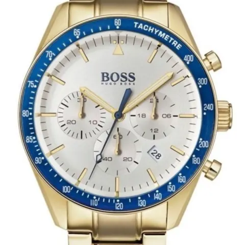 Hugo Boss 1513631 Men's Trophy Gold Tone Bracelet Quartz Chronograph Watch