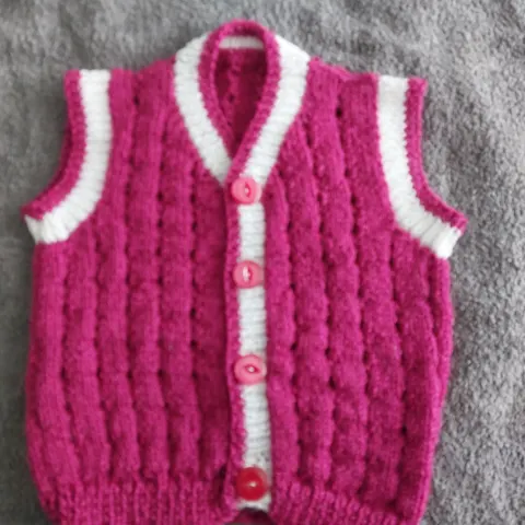 Hand Knitted Gilet