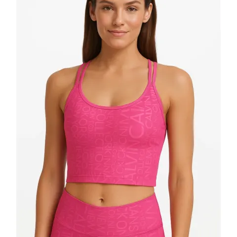 10 x Calvin Klein Womens Performance Printed Strappy-Back Tank Top - New - RRP £370.00