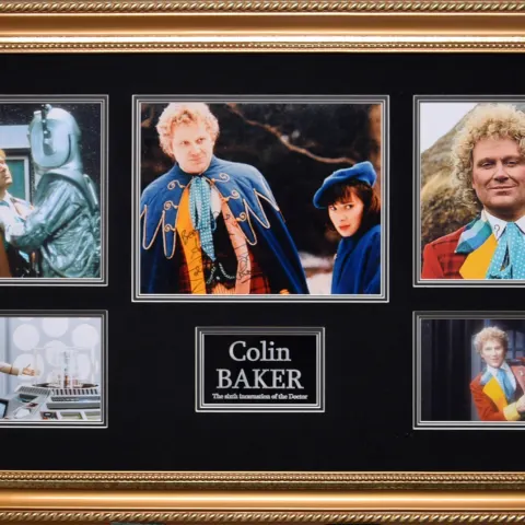 COLIN BAKER original signature presentation.