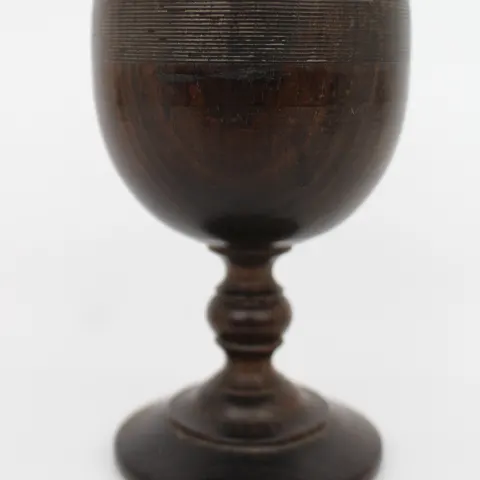 Turned Wooden Goblet, 19th Century