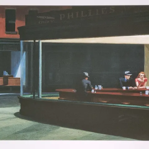 Edward Hopper Limited Edition "Nighthawks" 1 of only 75 Published