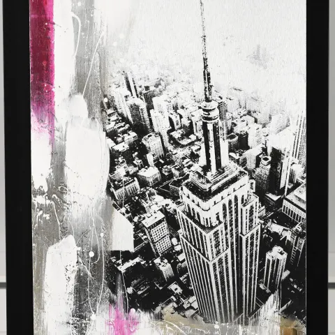 New York Skyline Mixed Media