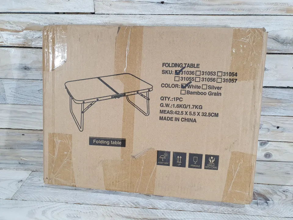 White Folding Laptop/Bed Table. Rrp £12