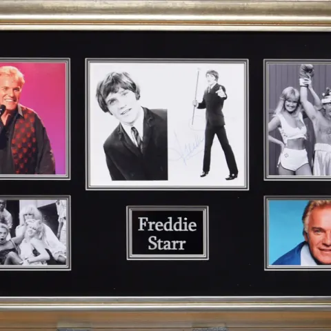 FREDDIE STAR original signature presentation.