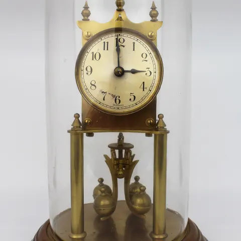 Antique German Domed Anniversary Clock c.1900