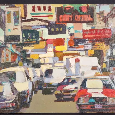 Original Oil on Canvas by Luk Kwok Yuen.