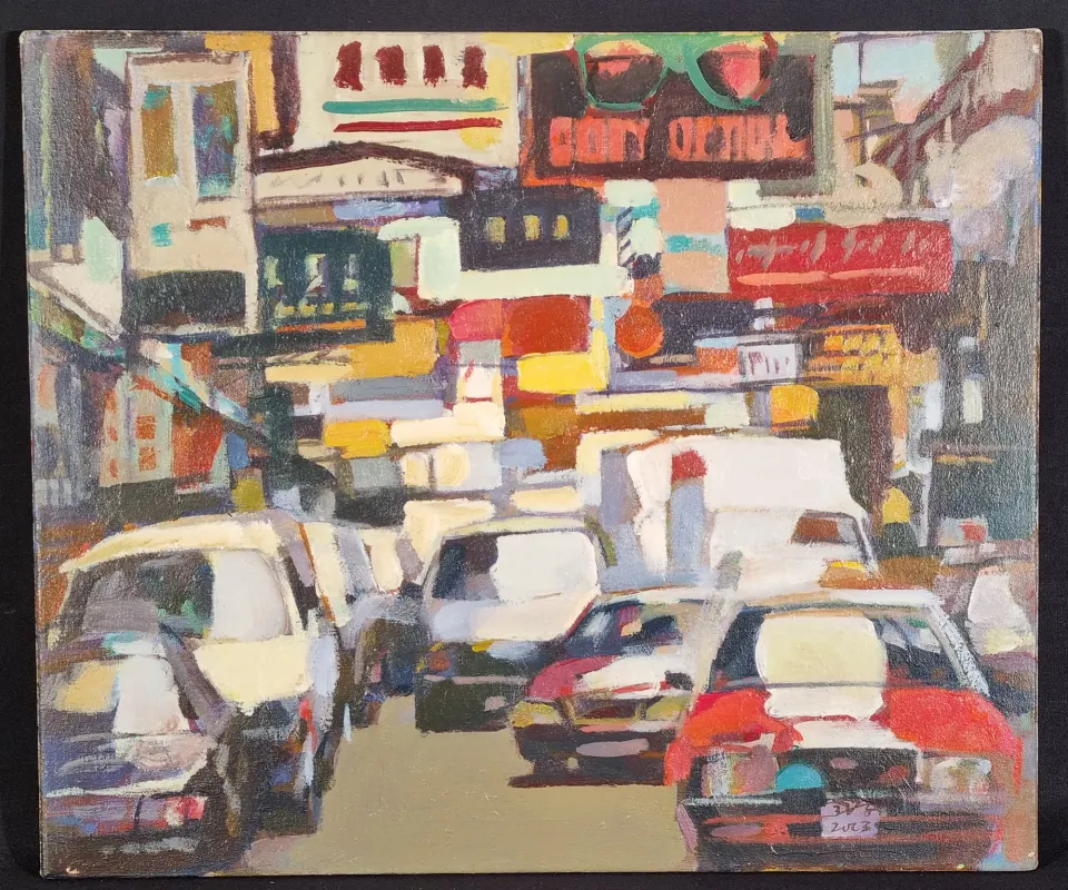 Original Oil on Canvas by Luk Kwok Yuen.
