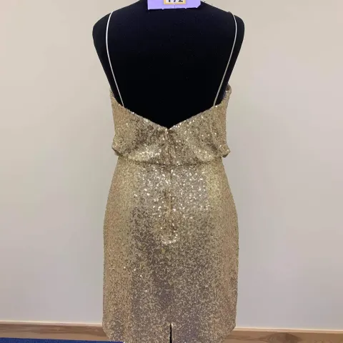 Gold Eternity Bridal Sequin dress size 10 RRP £337