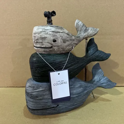 Trio of Whales Ornament