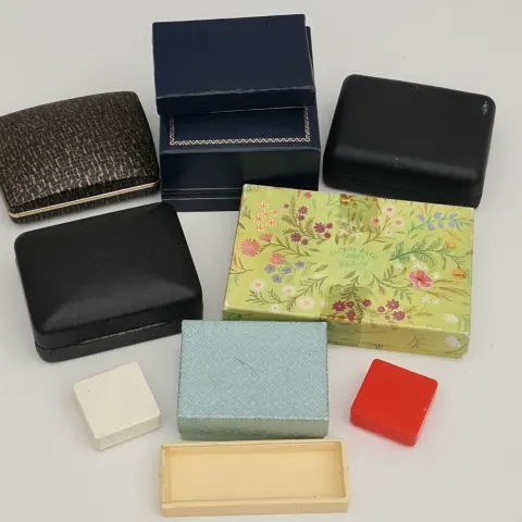 Collection of 10 Vintage Jewellery Boxes