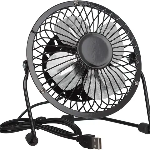 576pcs 4 INCH USB COOLING FANS In Black Wholesale Bulk Lot - 1 Pallet