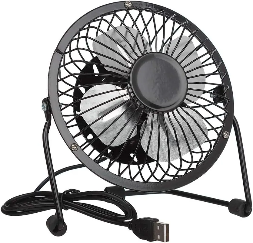 576pcs 4 INCH USB COOLING FANS In Black Wholesale Bulk Lot - 1 Pallet