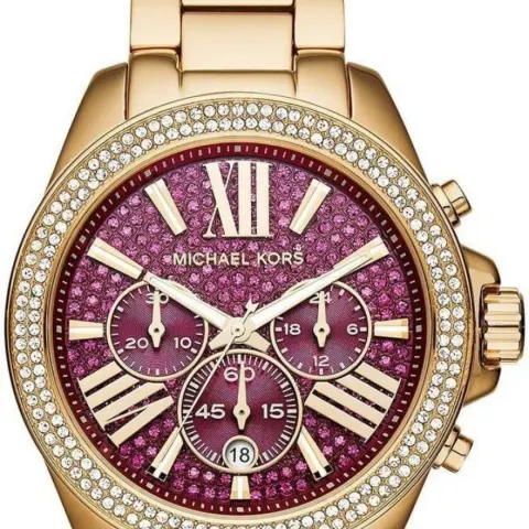 Michael Kors MK6290 Crystal Pave Gold Tone Ladies Watch