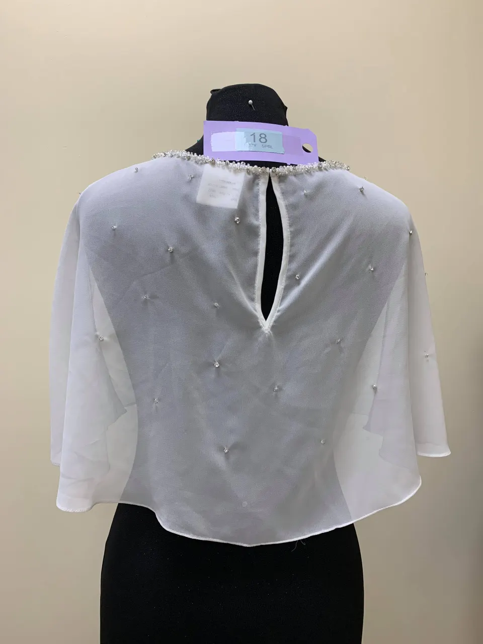 Ronald Joyce ivory overlay  size small