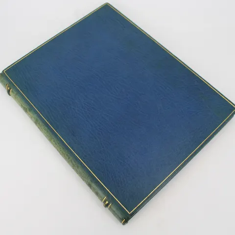 Fine Asprey Leather Bound Faberge Book Signed by A.Kenneth Snowman