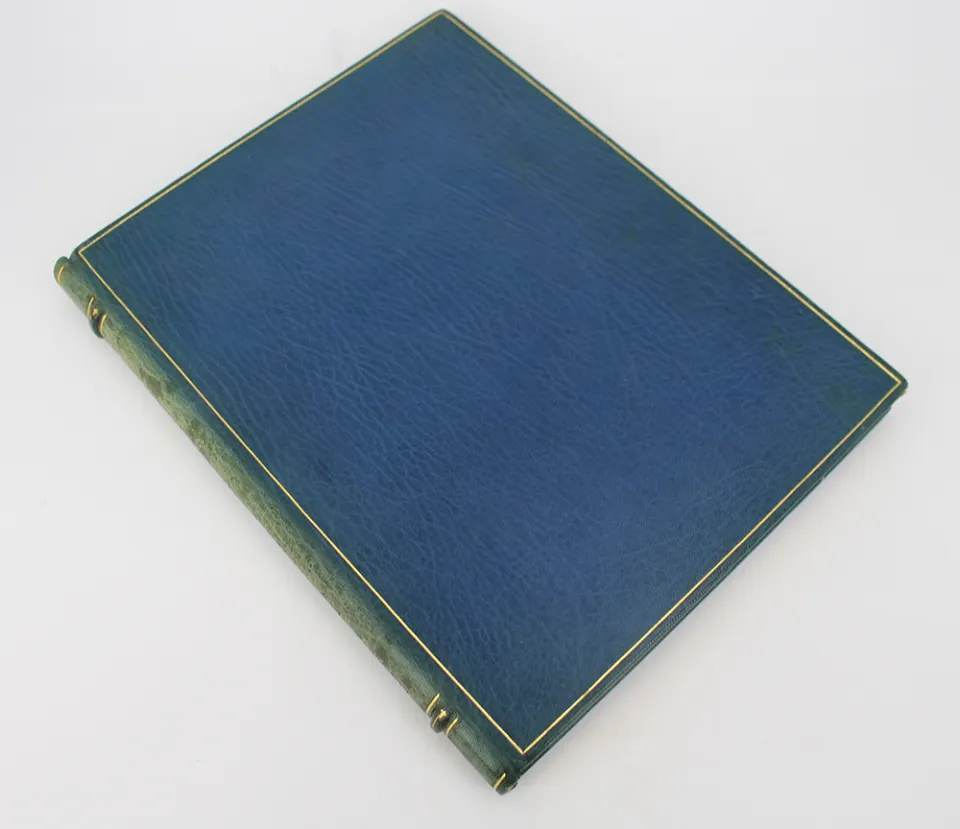 Fine Asprey Leather Bound Faberge Book Signed by A.Kenneth Snowman