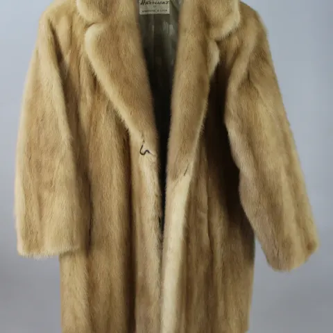 Harrison's Pastel Mink Coat