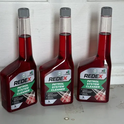 3 X Redex Petrol Fuel System Cleaner 500ml NEW SEALED PACKS