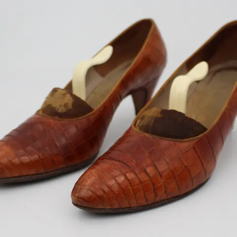 Pair of Vintage Ladies Ravne High Heel Court Shoes