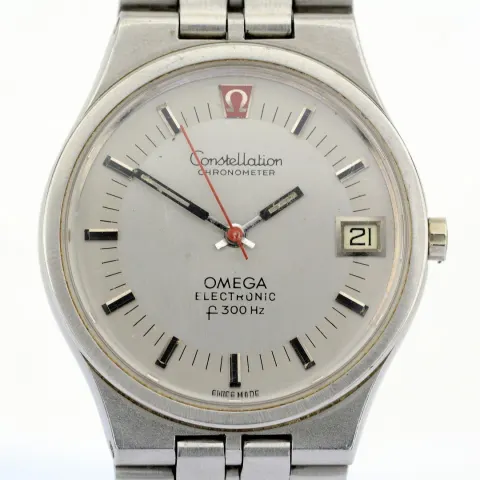 Omega/Constellation Chronometer Electronic f300Hz Date 36mm - Gentlemen's Steel Wristwatch