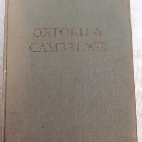 Antiquarian book Oxford & Cambridge 1961