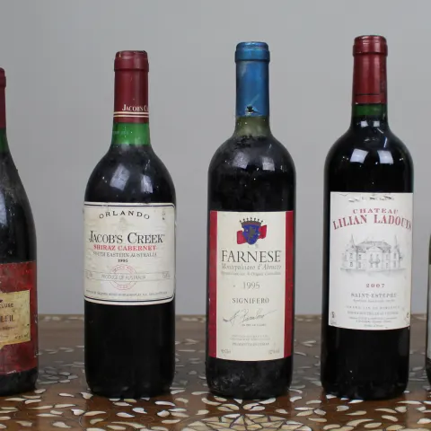 Collection of Old Vintage Wines (7 Bottles)