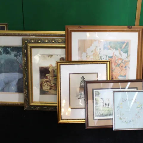 Collection of 12 Framed Prints & Pictures