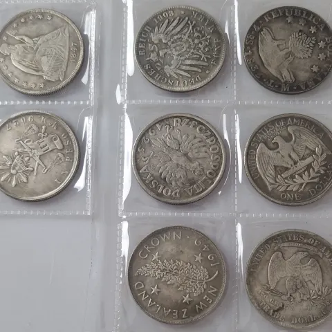 A Group of Old Replica Coins