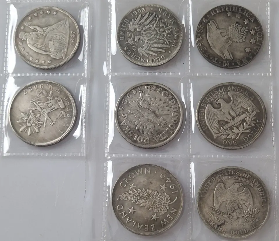 A Group of Old Replica Coins