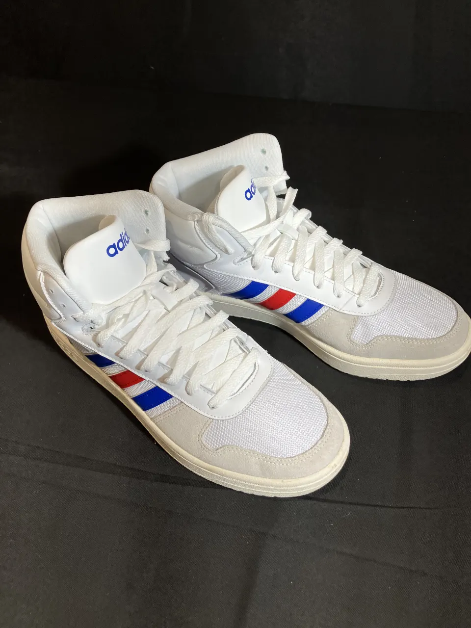Adidas Trainers worn by a stunt double