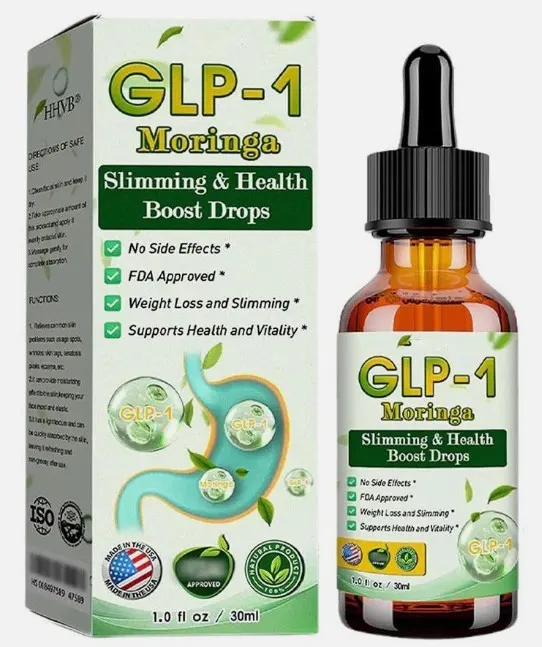 10 x GLP-1 Moringa Slimming Health Boost Drops Liquid 30ml L8b