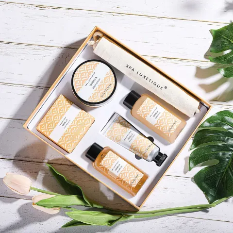 Spa Luxetique Vanilla Beauty Set RRP 30.00 ea L9b