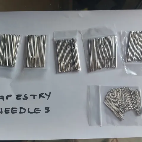 100 Tapestry Needles Large Plus A Bag of Small Needles