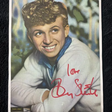 Tommy Steele Signed