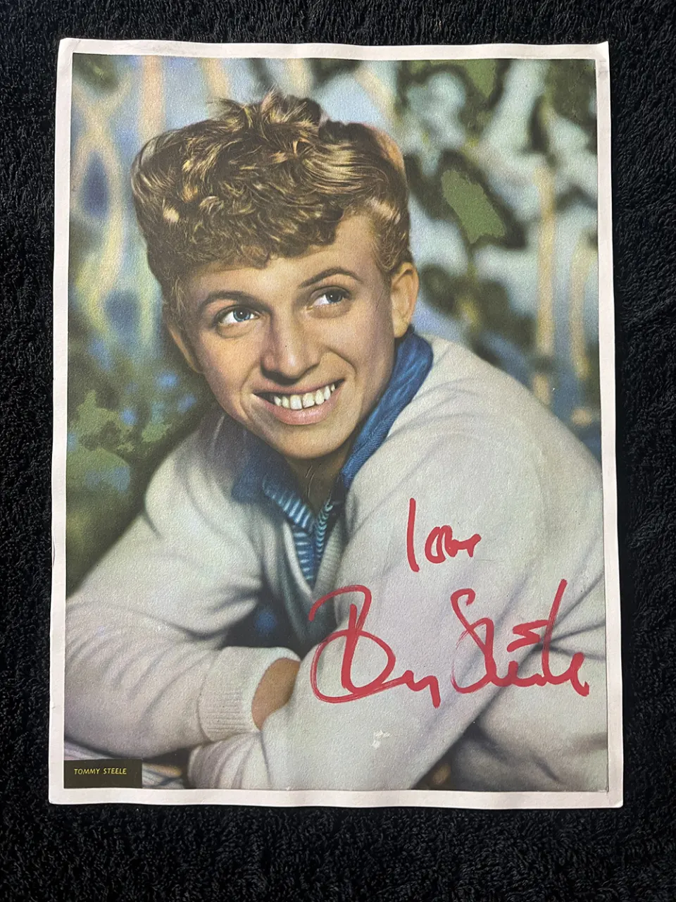 Tommy Steele Signed