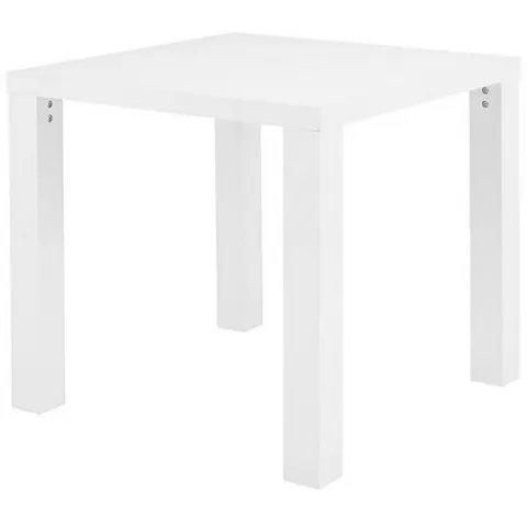 (103/7N) RRP £239. Halo High Gloss Square Dining Table. Dimensions (H.76 x W.80 x L.80cm). IX0787/0