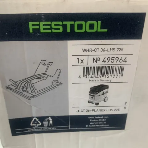 Festool CT36 and planex LHS225 tool tidy
