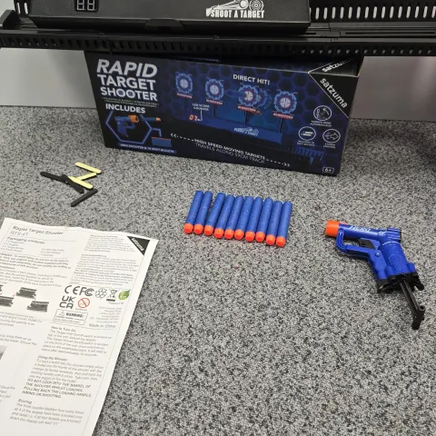 Target Shootem Electric Moving Target Game Brand New Sealed RRP £19.99.